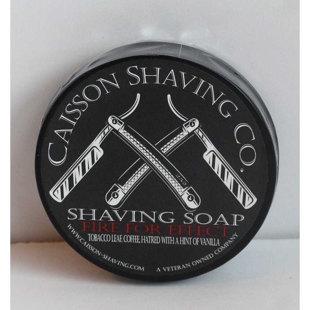 Caisson Shaving Co. Shaving‎ Soap Fire for Effect Soap New Sealed 4oz. Tin
